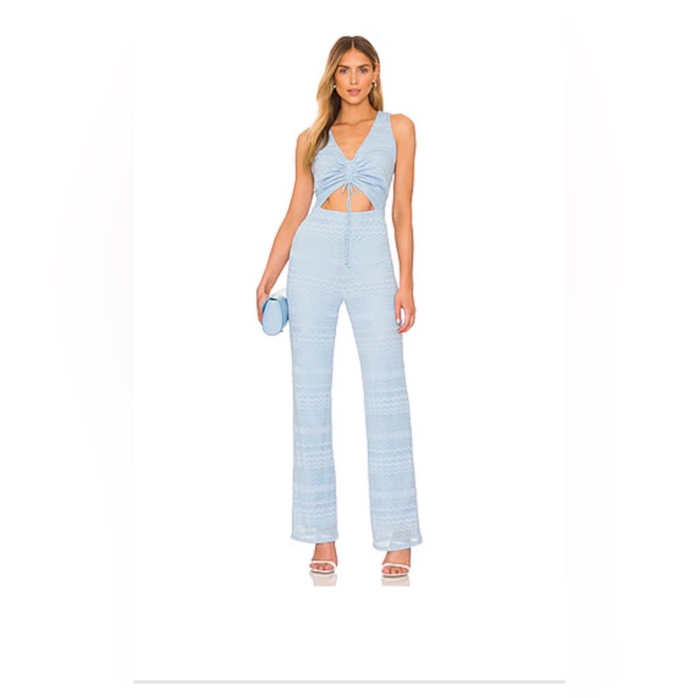 Lovers and Friends - Sharon Jumpsuit in baby blue, size M